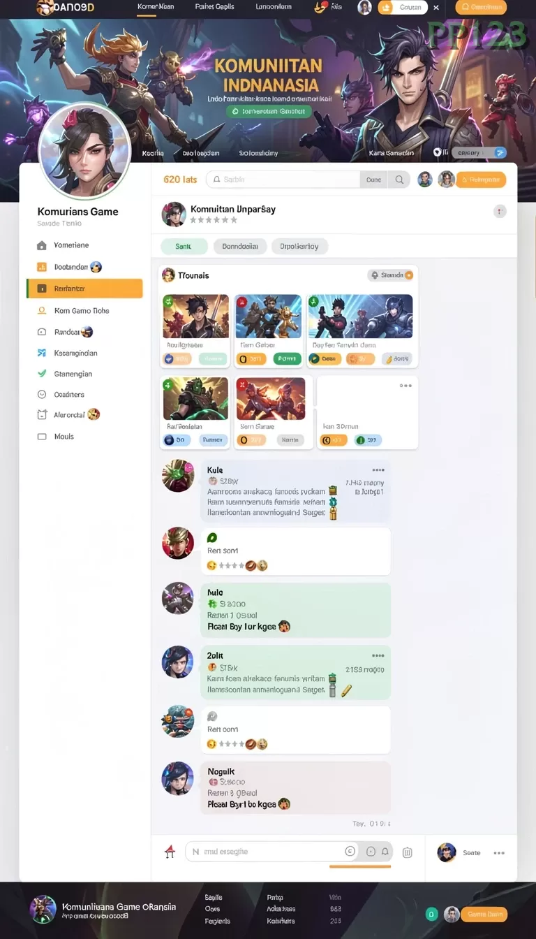 Cuplikan layar INC777 — halaman utama