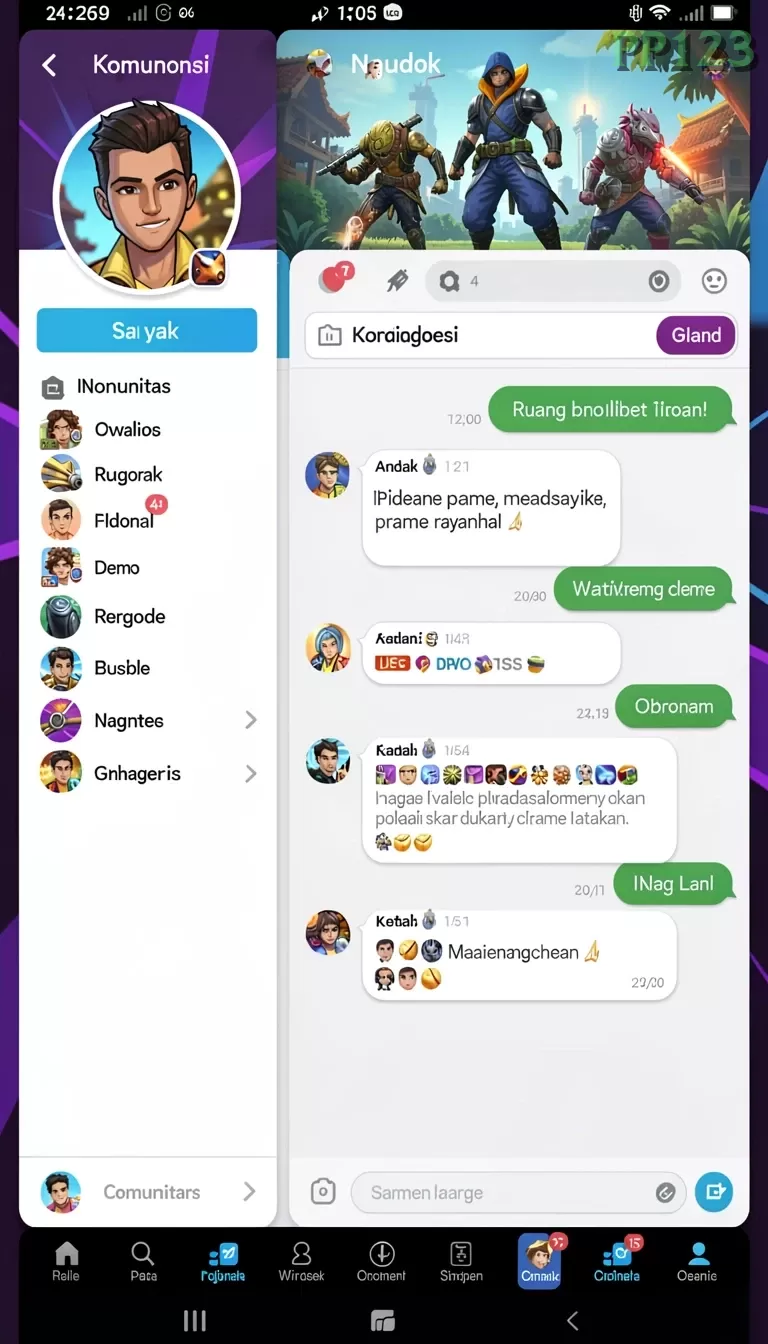 Cuplikan layar DEWA1000 — halaman utama